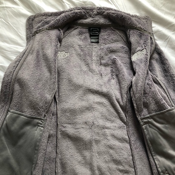 North Face zip up fuzzy jacket - Picture 2 of 6